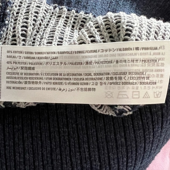 Hollister Mens Navy Blue Sweater Long Sleeves Knit Crew Neck - Picture 6 of 9